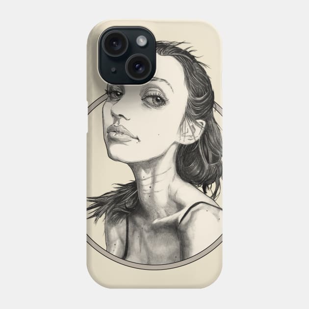 Arina Circle Phone Case by benprenart