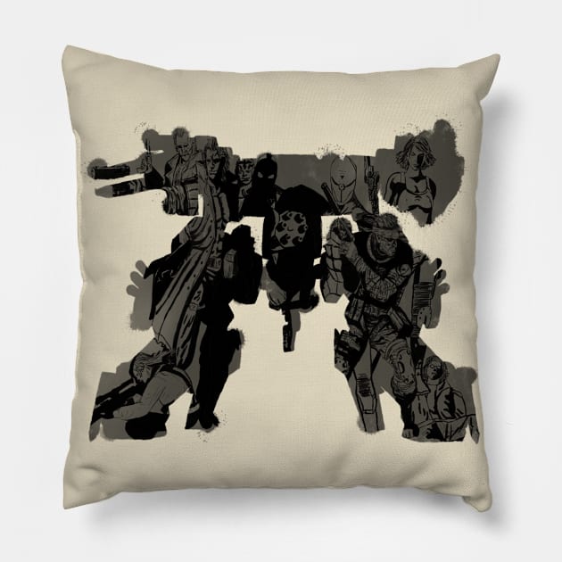 Rex Rorschach Pillow by Helix