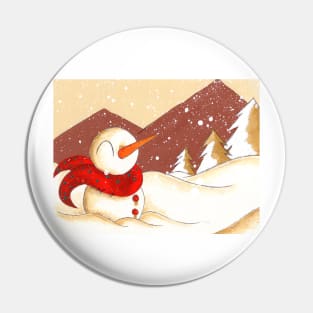 Mountain Flurry Pin