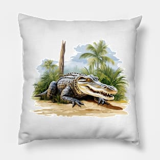 American Alligator Pillow