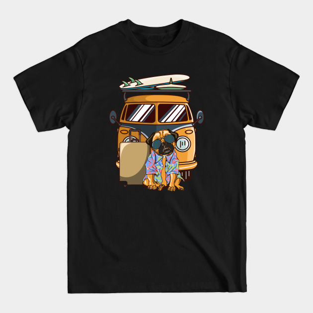 Disover My Pug My Adventure - Pets Clothing - T-Shirt