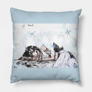 Sleeping around Butterflies Pillow