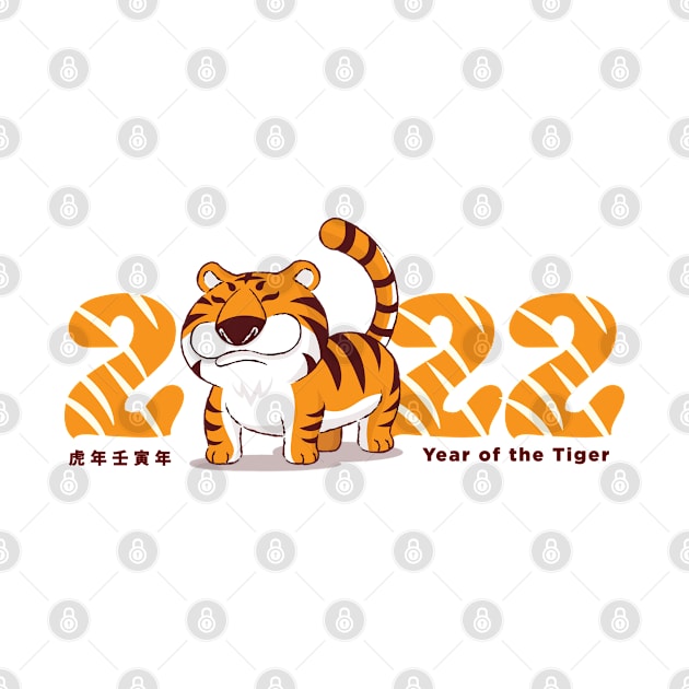 Year Of The Tiger - Happy Tiger's Year - Happy Chinese New Year 2022 by Shaniya Abernathy