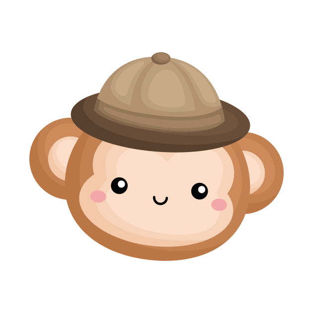 baby monkey by peyek saputra