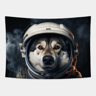 Astro Dog - Norwegian Elkhound Tapestry