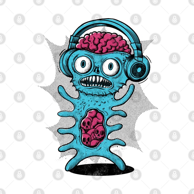 Brainy Music Monster by RGB Ginger