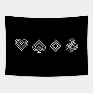 POKER CARD ICON Tapestry