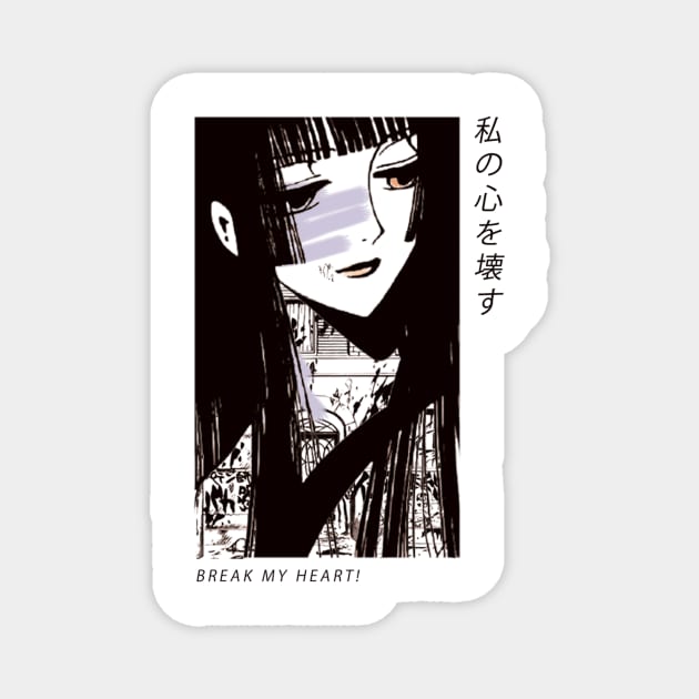 xxxHOLiC ''BREAK MY HEART'' V2 Magnet by riventis66