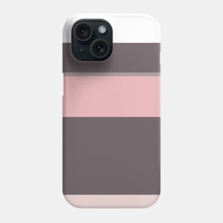 An astonishing admixture of Wenge, Spanish Gray, Lotion Pink and Pale Chestnut stripes. Phone Case