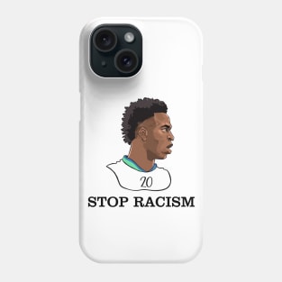 vinicius junior: stop racism Phone Case