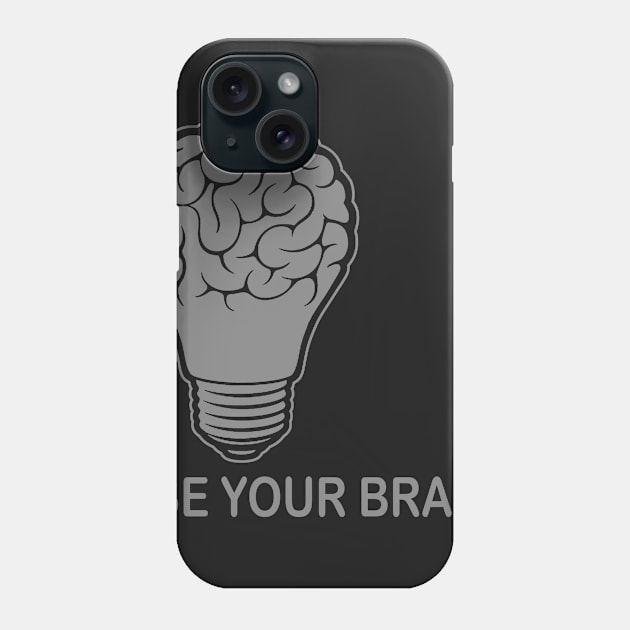 Use Your Brain Phone Case by yansek