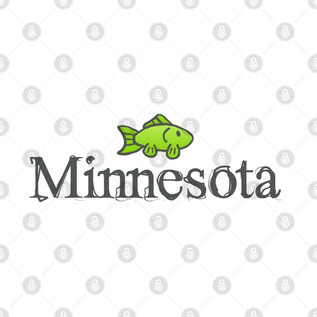 Minnesota Fishing by Dale Preston Design