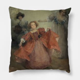 Airs and Graces by Laura Theresa Alma-Tadema Pillow