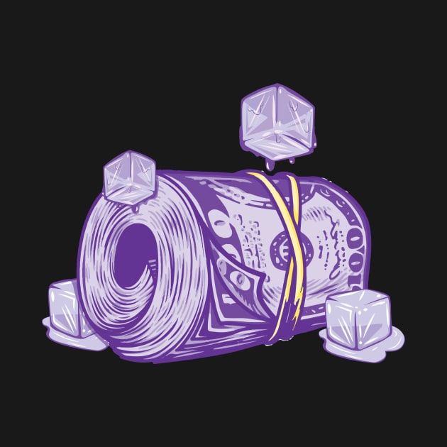 Lean spilled on the money stack by deludedclothing