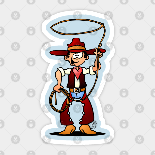 Cowboy With A Lasso Lasso Sticker Teepublic Follows us american football coach ted lasso heading to the uk to manage a struggling london football team in the top flight of english football. teepublic