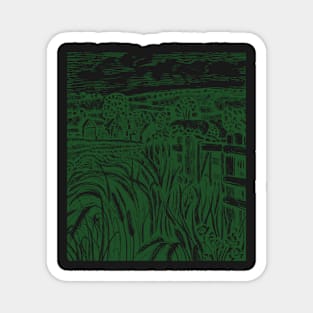 green summer Magnet