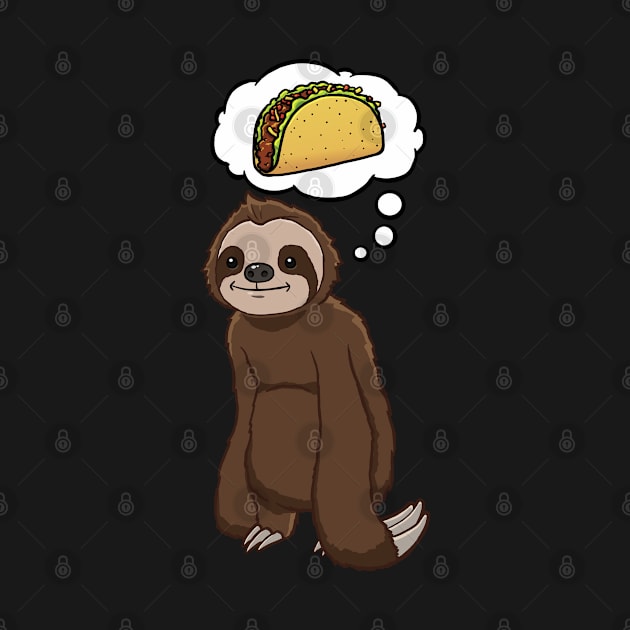 Sloth thinking about eating tacos by jonmlam