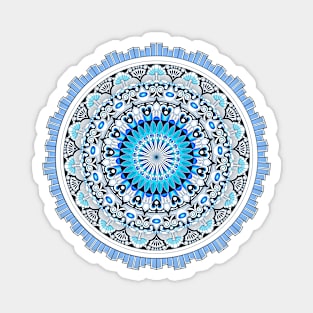 Mandala Blue 1 Magnet