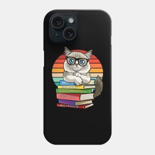 Ragdoll Cat Back To School Teacher's Pet Phone Case