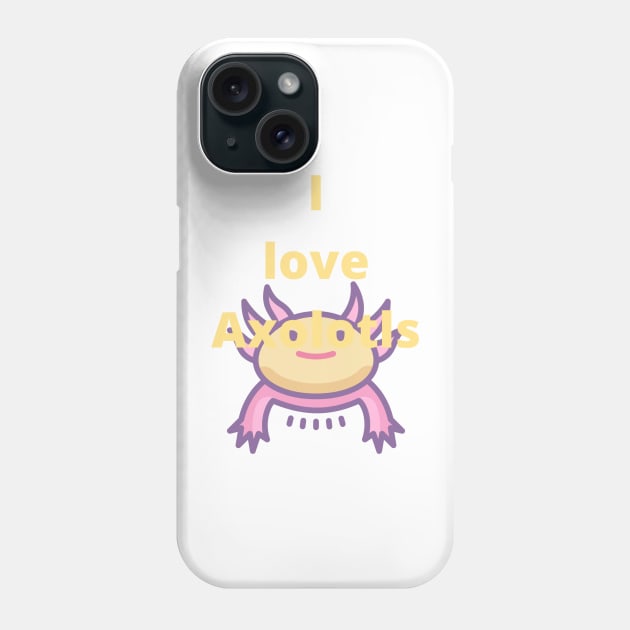 - Axolotl Phone Case by PsyCave