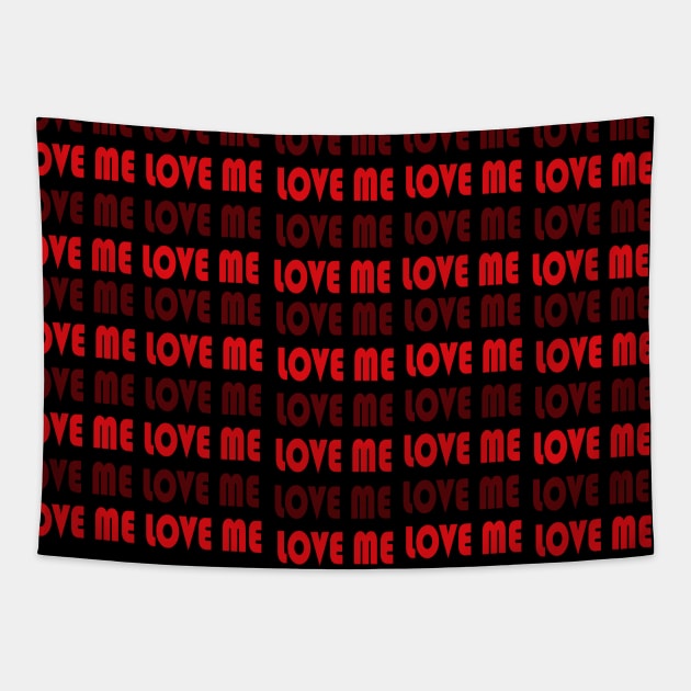 love me pattern Tapestry by Day81