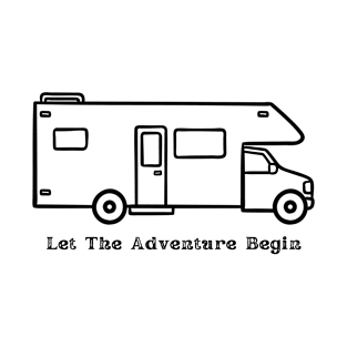 Let The Adventure Begin Design #2 T-Shirt