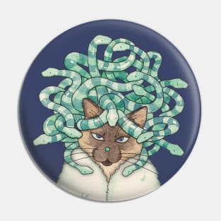 Medusa Cat Pin