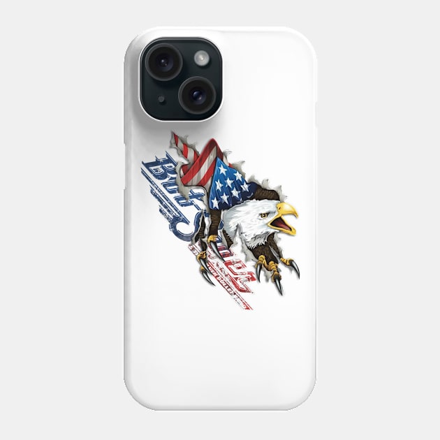 Bob Seger Eagel American flag Phone Case by bodisemok