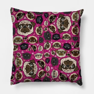 Pugs Everywhere! Pillow