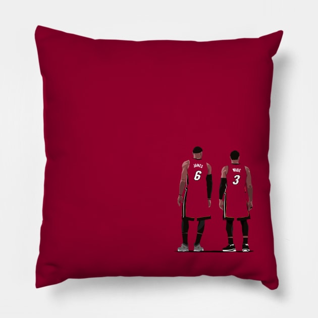 Heat Legends Pillow by dbl_drbbl