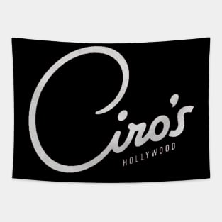 Ciro's Nightclub Hollywood Vintage Tapestry