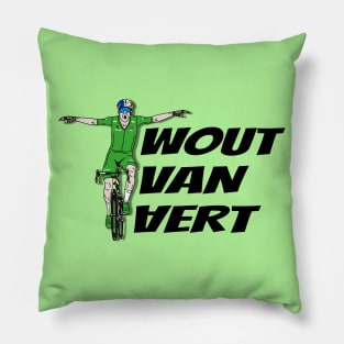 Wout Van Vert Tour de France 2022 - Green jersey champion Pillow