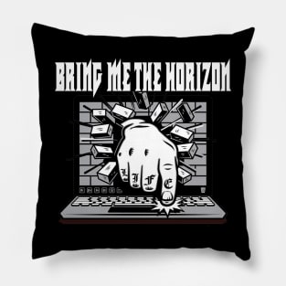 leptop bmth Pillow