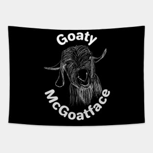 Goaty McGoatface (White) Tapestry