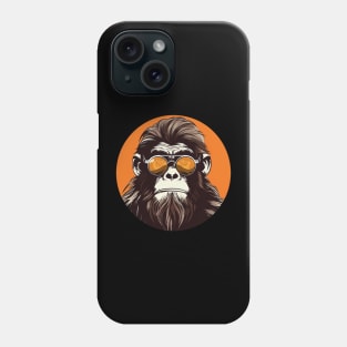 Uncle Bob the Monkey with Retro Sunglasses Phone Case