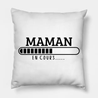 Mom in class, pregnancy announcement Pillow