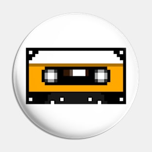 Yellow Cassette Pin