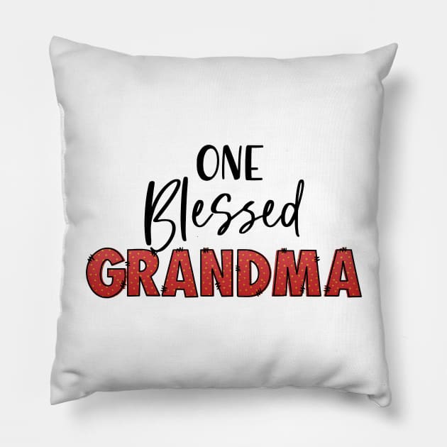 Blessed Grandma Pillow by Satic