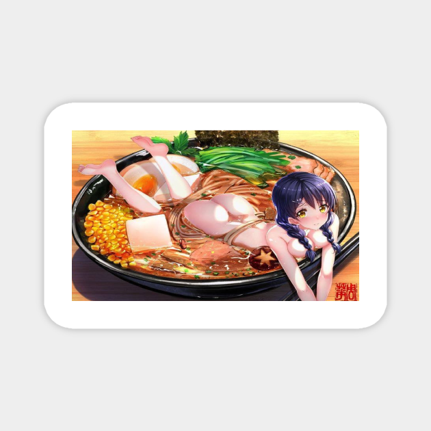 ramen girl - Anime Girls - Magnet | TeePublic ramen girl - Anime Girls - Magnet | TeePublic