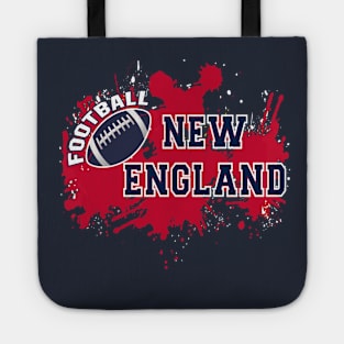 New England Football Retro Vintage Boston For Game Day Tote