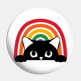 rainbow cat Pin