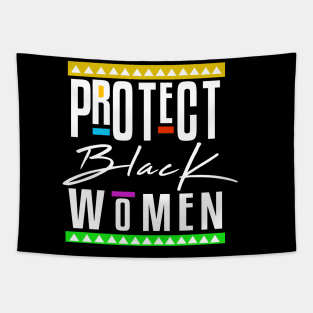 Protect Black Women Tapestry