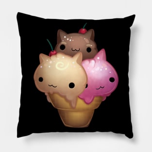 Ice Cream Cats Pillow