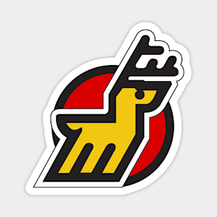 Retro Hockey - WHA - Michigan Stags Hockey Team Magnet