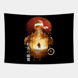 Sunset Samurai Tapestry