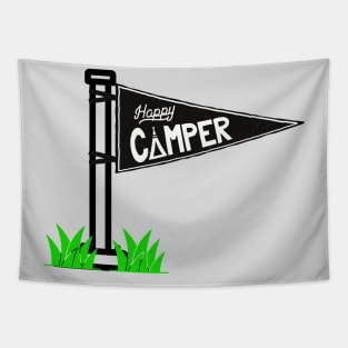 Happy Camper! Outdoor Camping Tapestry