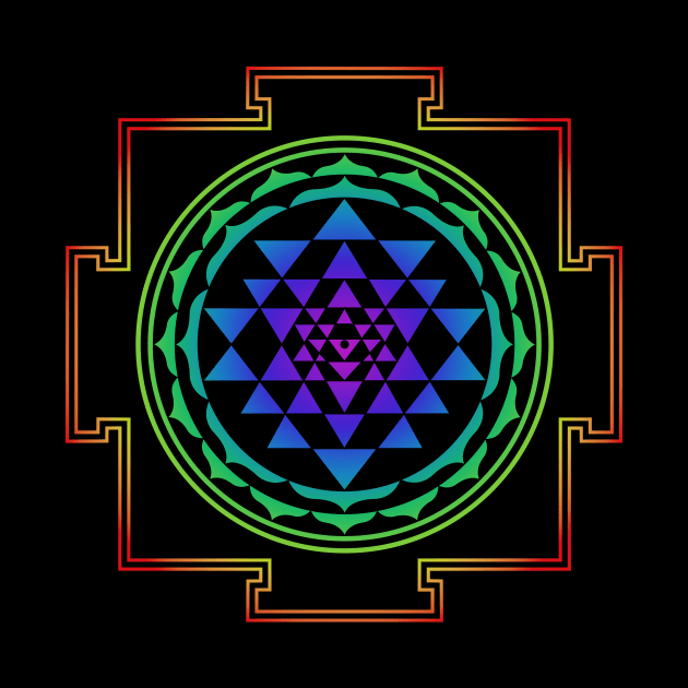 Shri Yantra / Chakra Colors by Freakquencys