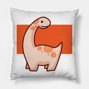 Cute Long Neck Dinosaurus, Brontosaurus, Brachiosaurus Pillow