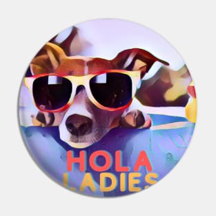 Hola Ladies Pin