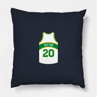 Gary Payton Seattle Supersonics Jersey Qiangy Pillow